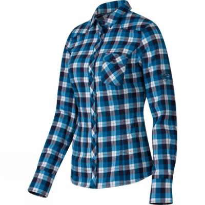 Camisa Mammut Bela Manga Larga Mujer Azules - Chile RXN570416